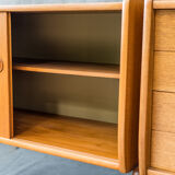 Norwegian teak storage furniture, Ergo model, 2 modules by Blindheim
