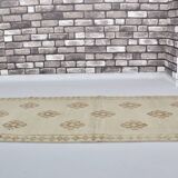 Anatolian Handknotted White Turkish Runner sku 2073