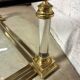 Table basse vintage de style Hollywood Regency