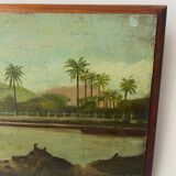 Oil painting on wood 1927