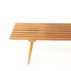 Banc vintage en bois, Tchécoslovaquie, années 1960