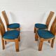 Set of 6 Danish pine dining chairs, 1970s