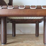 Sofa modular 70's table low seat/bed