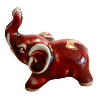 Éléphant en céramique vintage