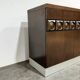 Graphical brutalist credenza, 1970s