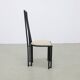 6x Postmodern Dining Chair, 1980s NEW upholstery