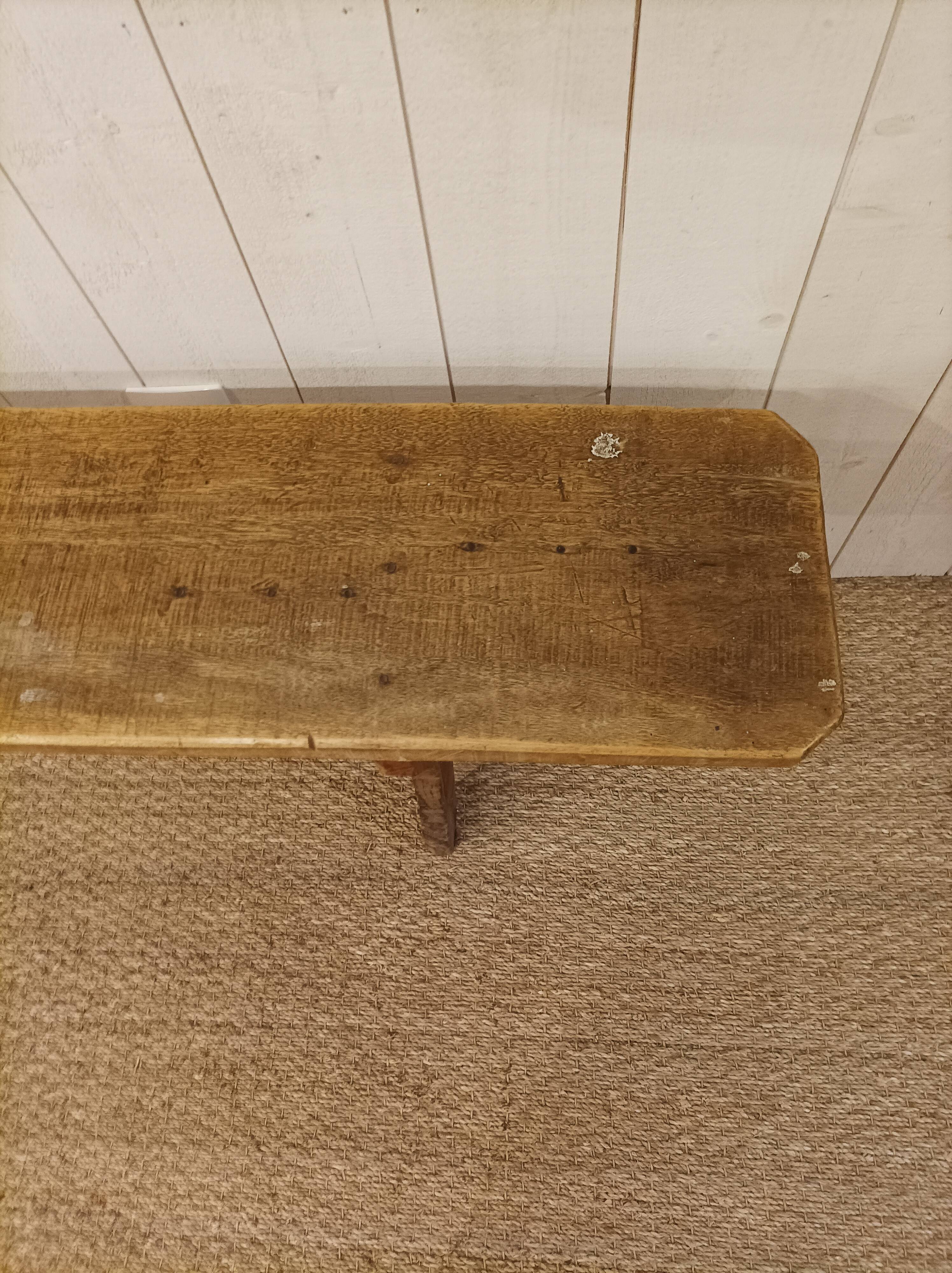 Antique solid wood bench