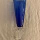 5 colorful champagne flutes in Murano 1970 glass