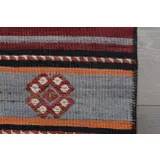 1970s Turkish Hand-Knotted Wool Cotton Purple Area Rug 100x134