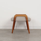 Oak footrest, Danish design, 1970s, production: Denmark