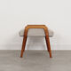 Oak footrest, Danish design, 1970s, production: Denmark