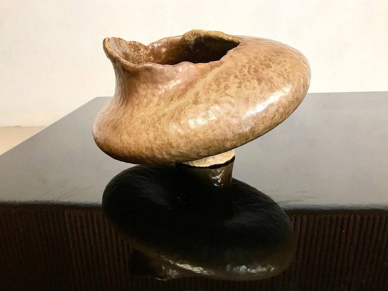 Sculptural Studio Ceramic art vase by Atelier Sorembe, Germany 1970