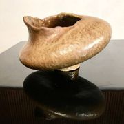 Vase en céramique d'art sculptural par Atelier Sorembe, Allemagne 1970