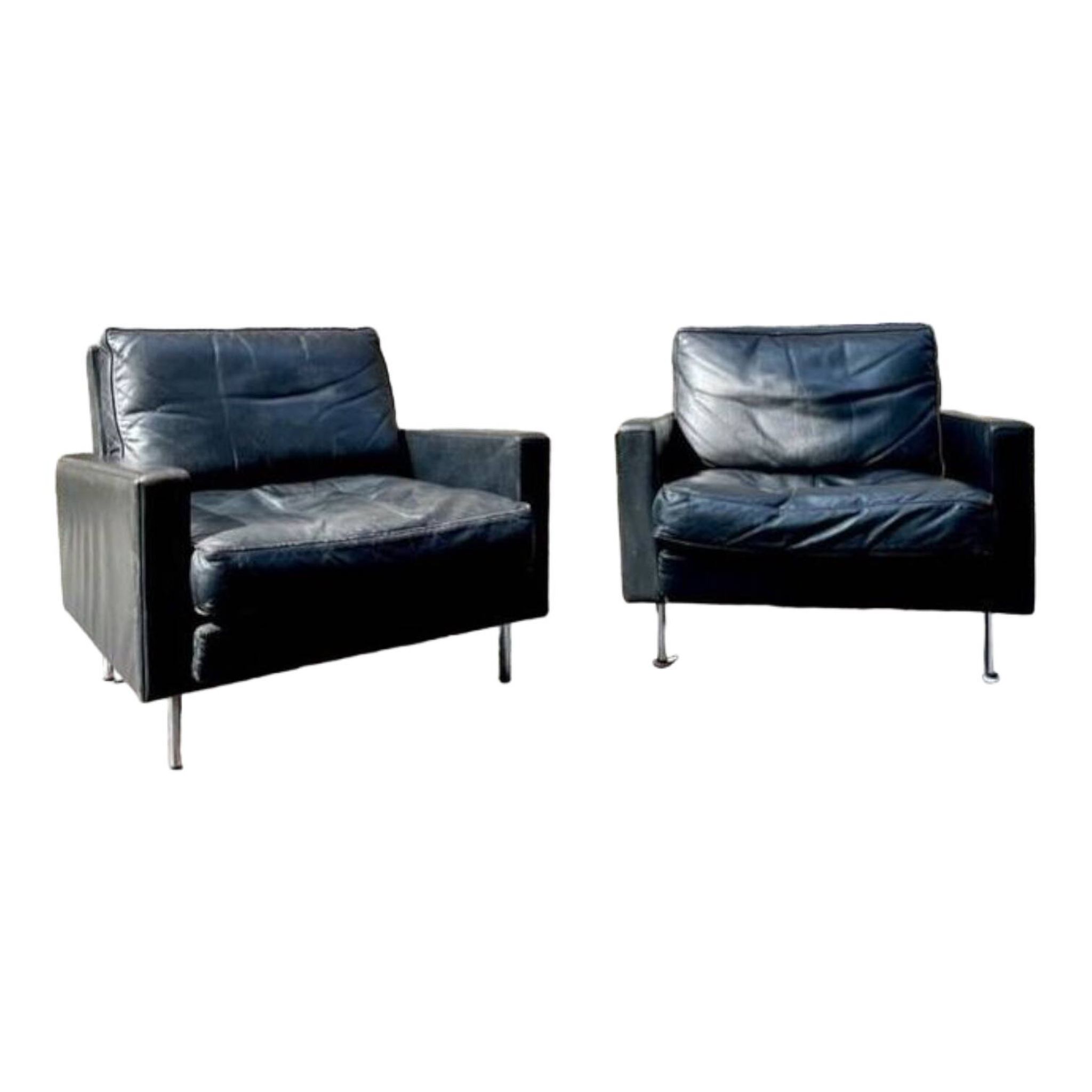 Paire de fauteuils de George Nelson
