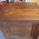 Vintage antique solid tijori teak chest 78x75x69cm