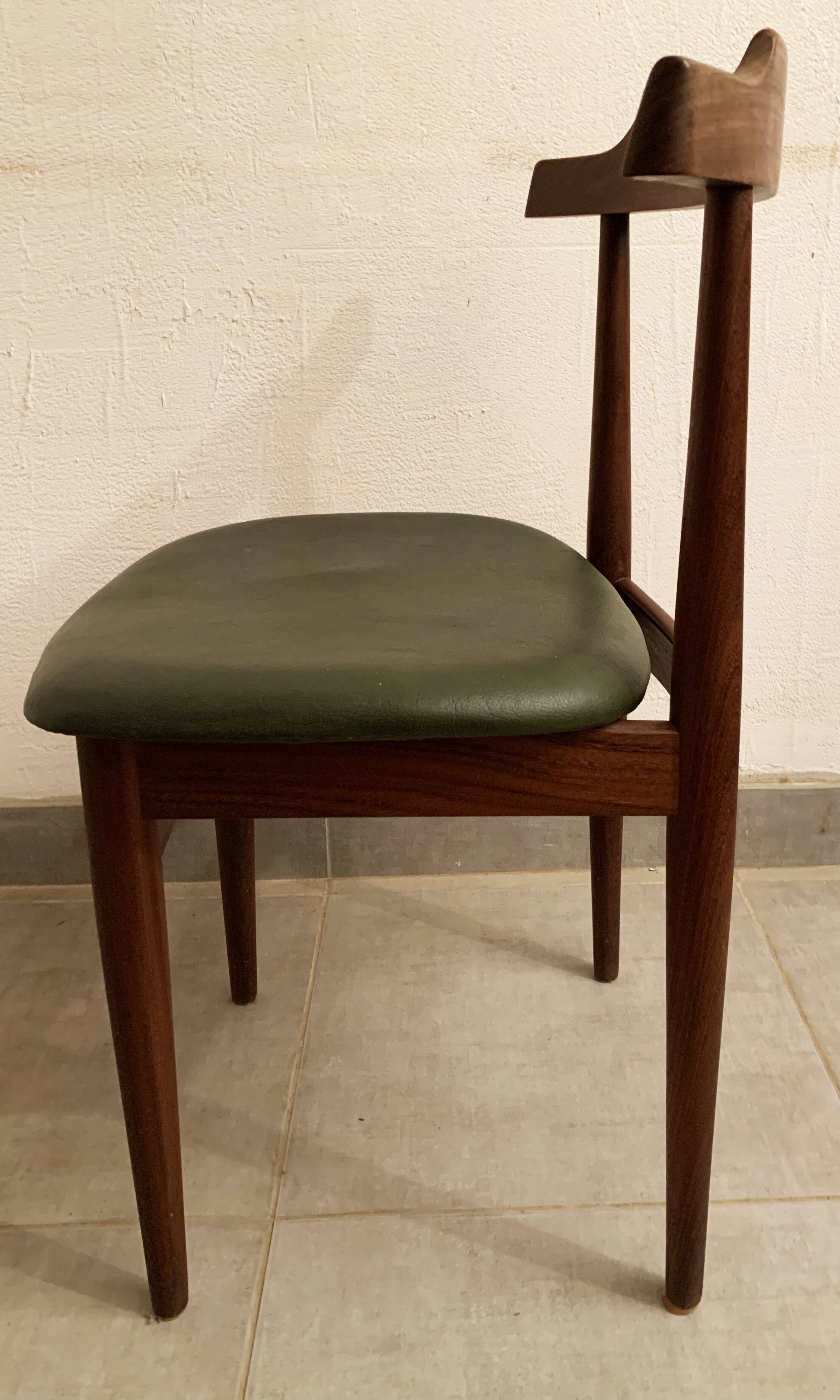 Ensemble de 6 chaises danoises de Hans Olsen pour le fabricant Frem Røjle