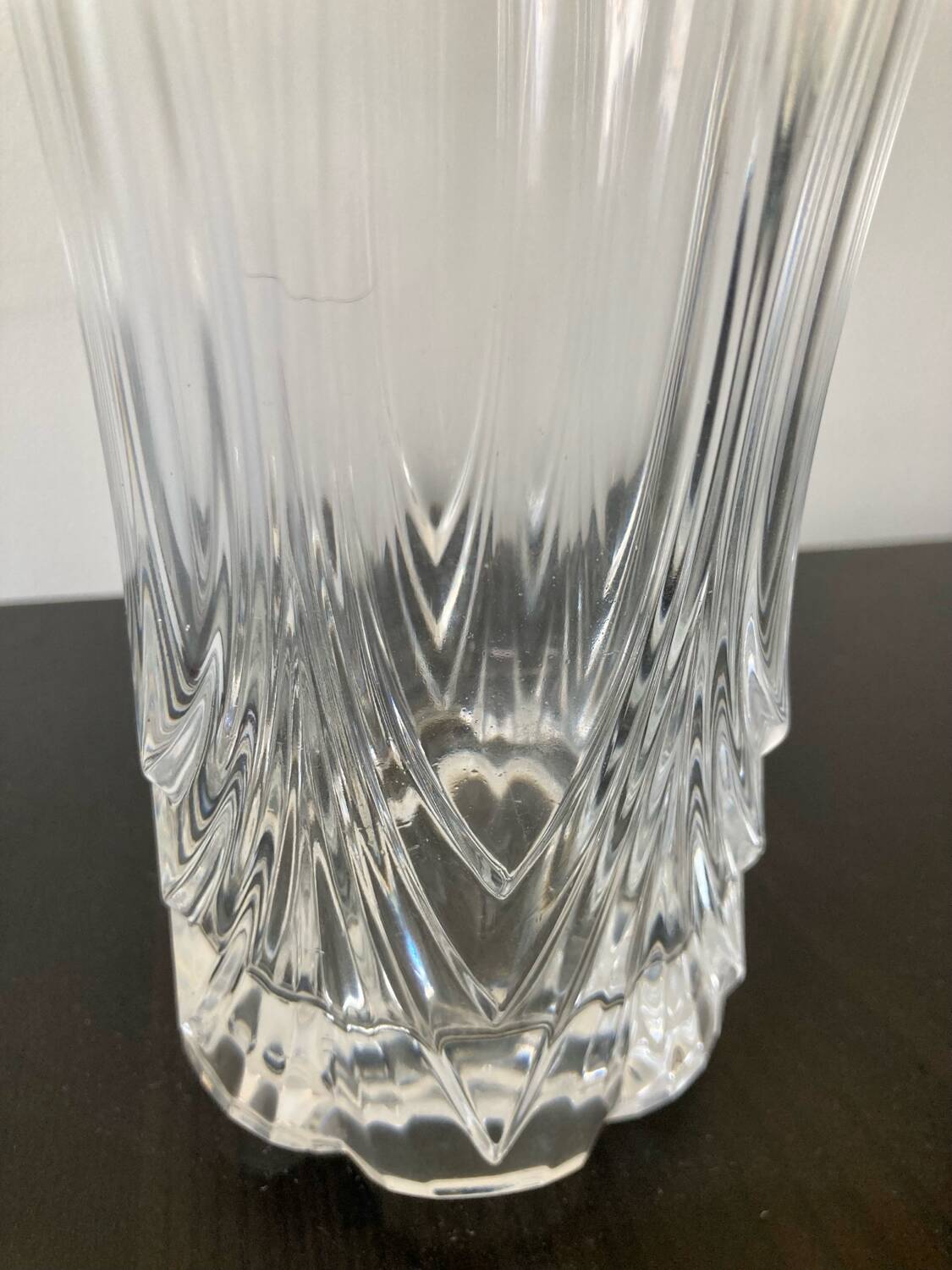 Arques crystal vase, châtelet model