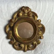 Miroir en bois sculpté de style rococo