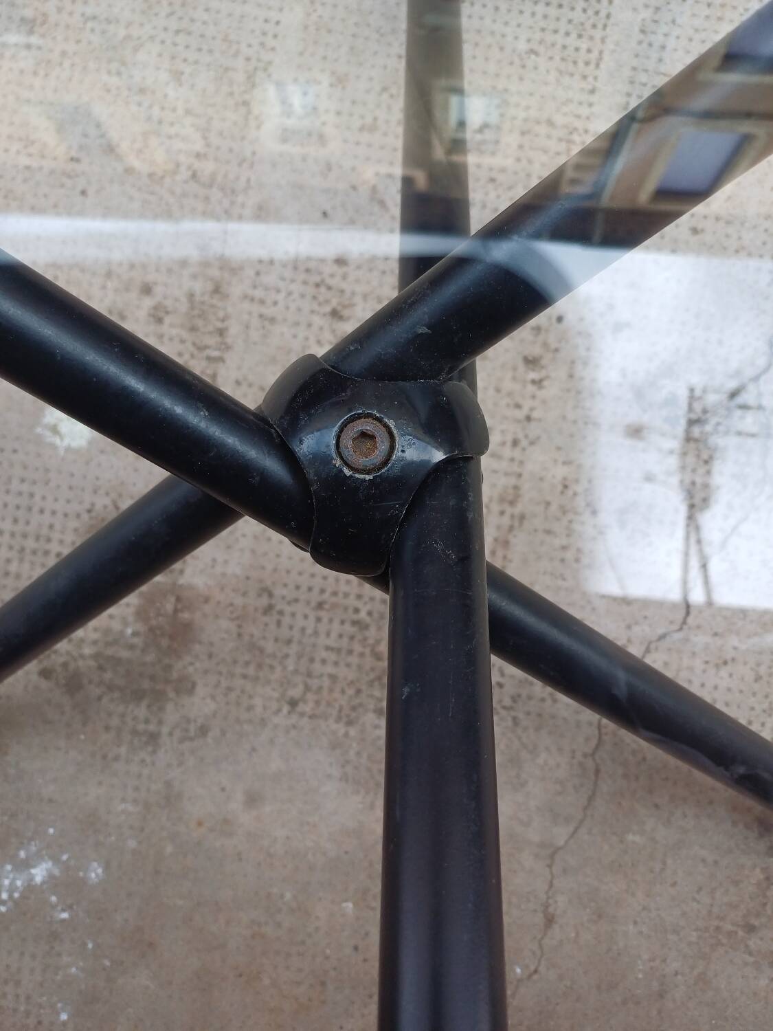 Small coffee table, designer side table 1980