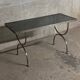 Modernist console in brushed steel and smoked glass - 1970