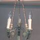 Restoration bronze chandelier