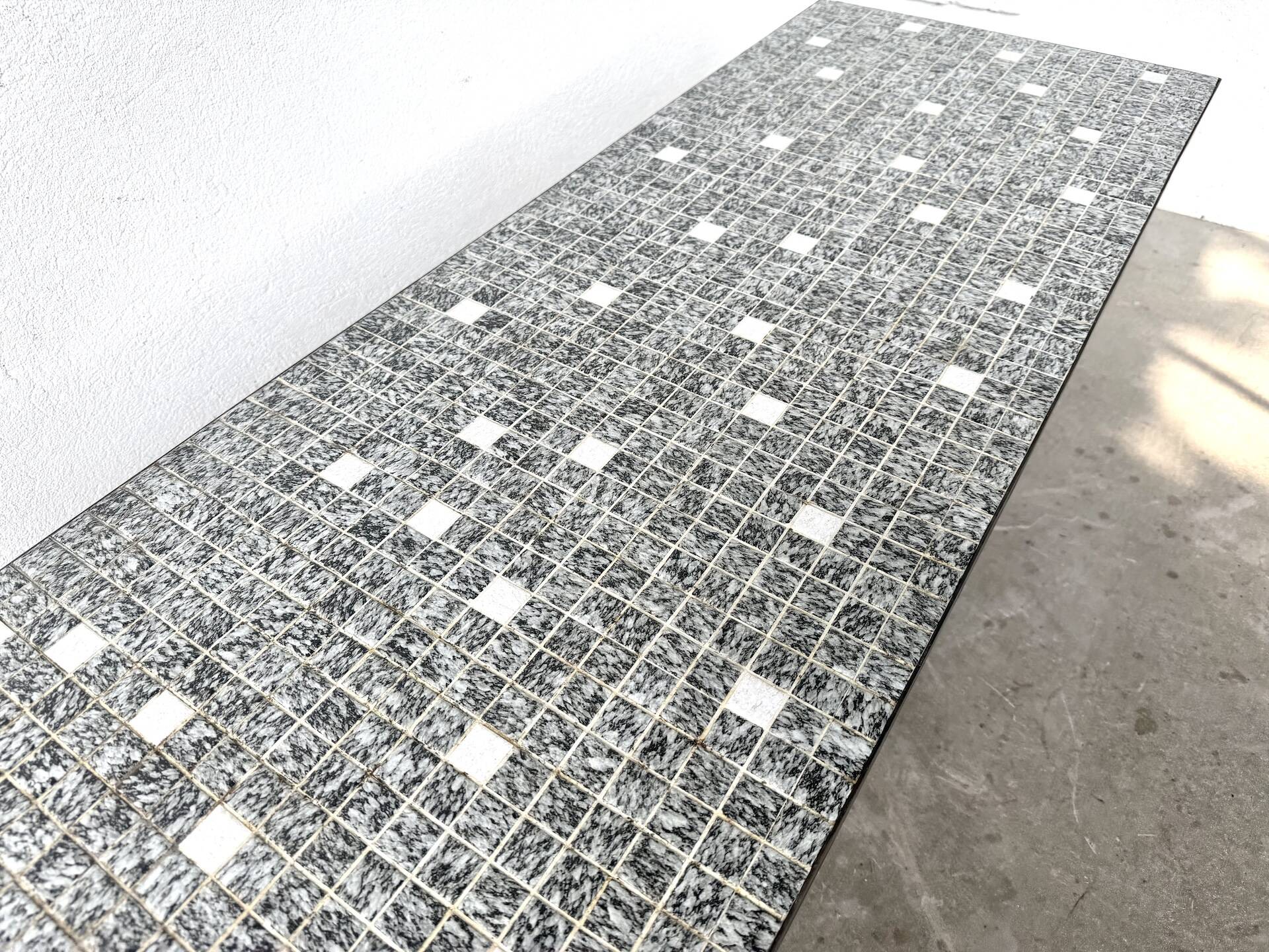 Modernist coffee table with ceramic mosaic, Lilienthal, 1960s.