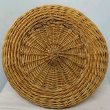 Large vintage wicker basket