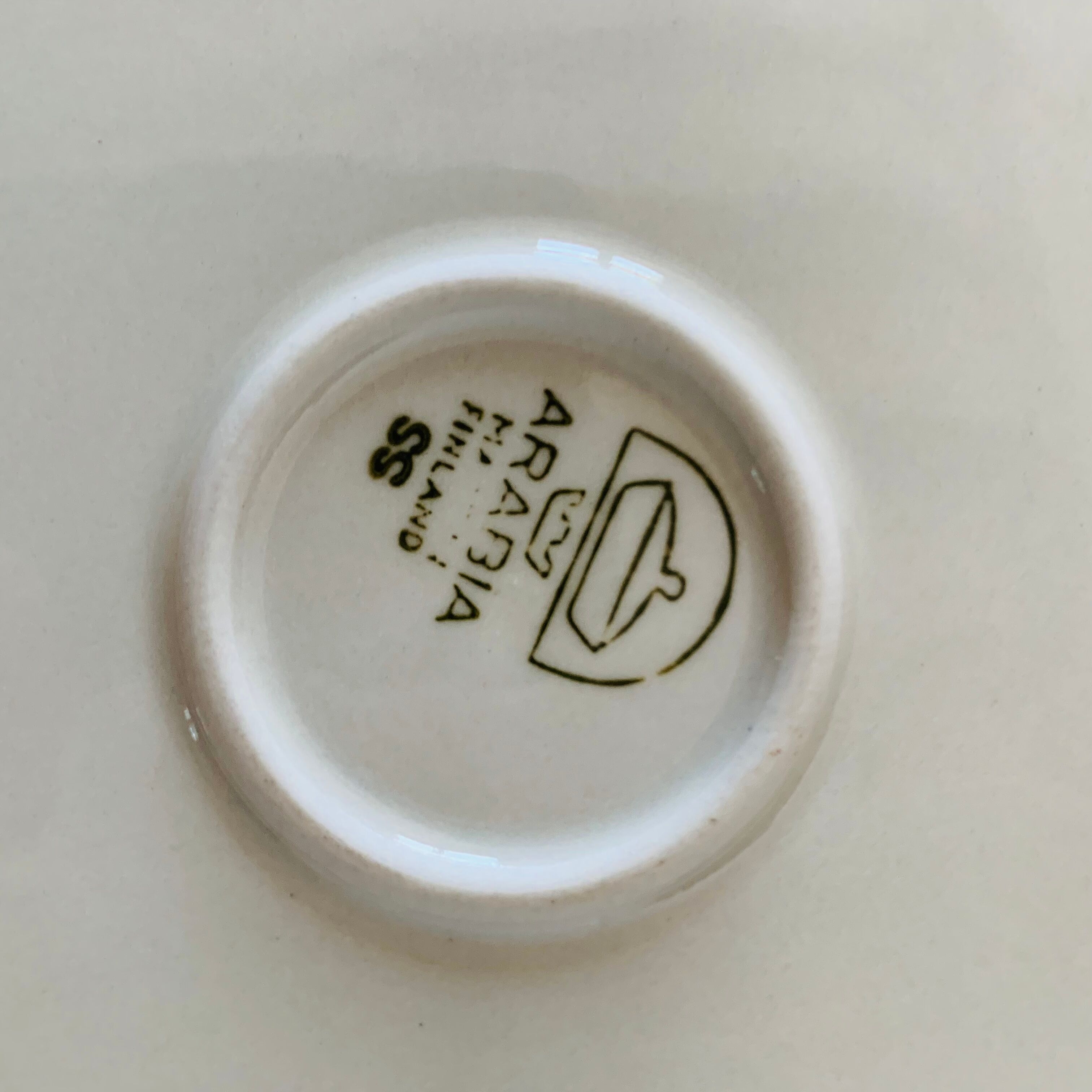 Ceramic dessert service by Anya Jaatinen Winqvist for Arabia