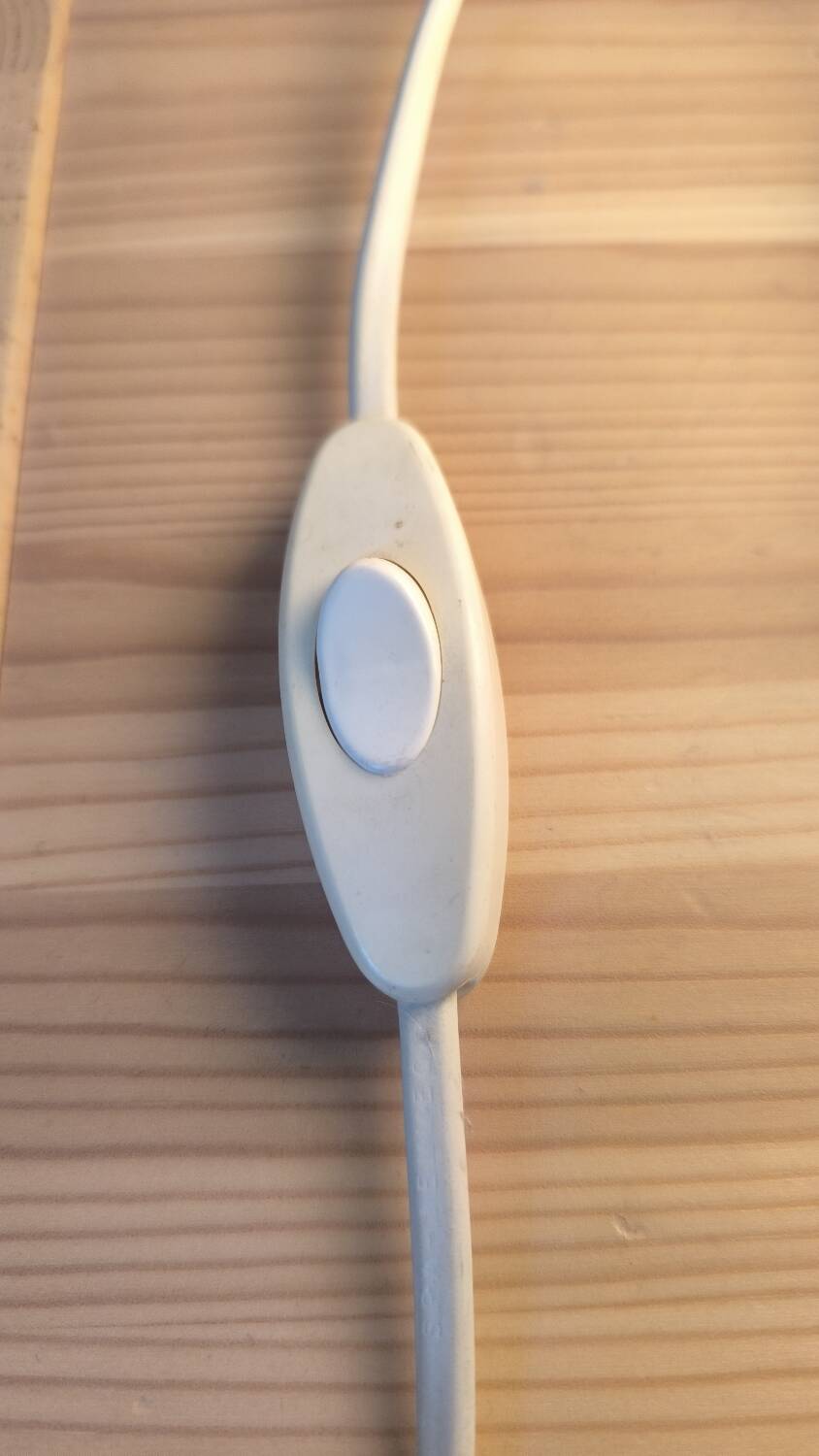 Ikea frosted glass lamp 1990