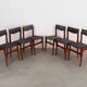 Set of six teak chairs, Danish design, 1960s, production: Denmark