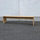 Méribel bench in solid pine by Charlotte Perriand, France, 1970