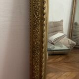 Old mirror louis Philippe gilded carved fireplace