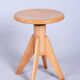 Mid-Century Piano Stool in Beech, Czech, 1940s