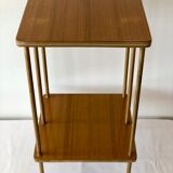 Vintage pedestal table in formica 60s
