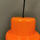 Mini poker hanging lamp in orange original colour  Jo Hammerborg