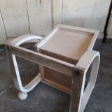 Chair and table for child art deco