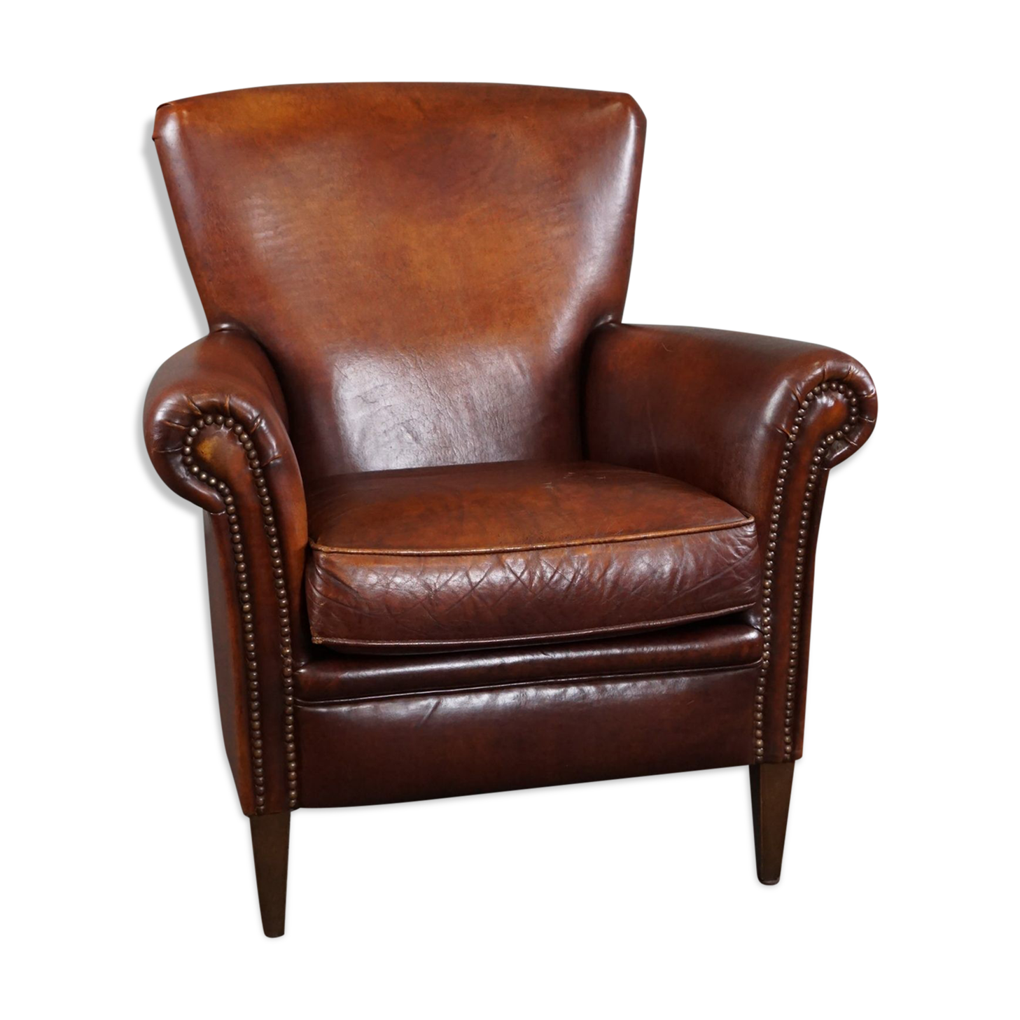 Sheepskin armchair