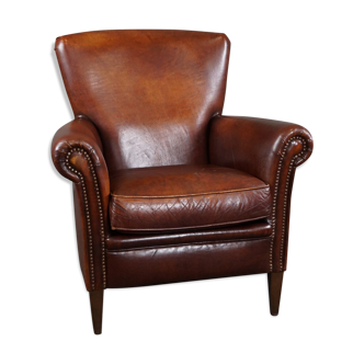 Fauteuil en cuir de mouton