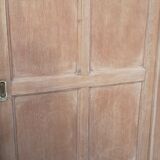 Parisian buffet 2 sliding doors raw wood oak