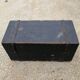 Vintage wooden travel trunk