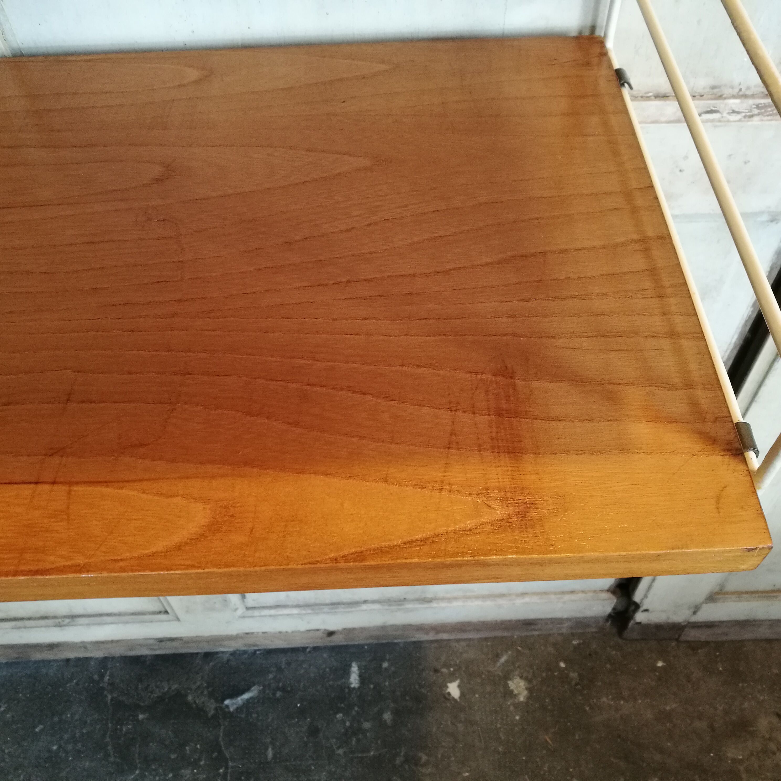 White vintage String shelf