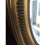 50x40cm golden oval antique mirror