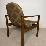 Vintage wooden armchair – 1970s design