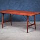 Hunting Table with Crossed Legs by Erhard Rasmussen, Norway, 1960s