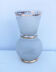 White and gold vase