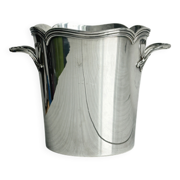 Antique silver-plated ice bucket