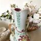 Art Nouveau slip vases, old fireplace decoration