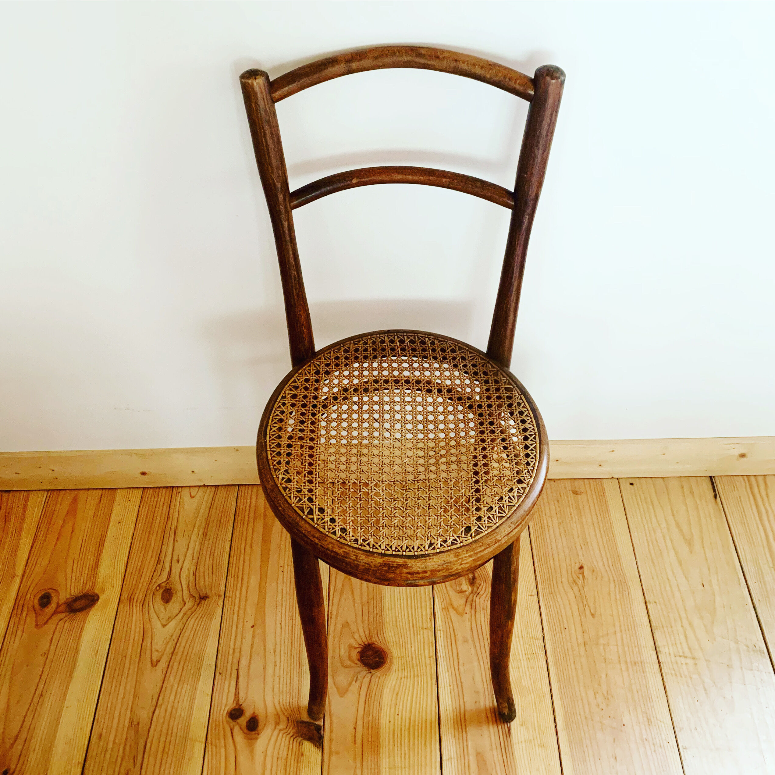 Bistro chair stamped "glarus"