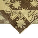 1950s hand-knotted turkish beige rug 135 cm x 236 cm
