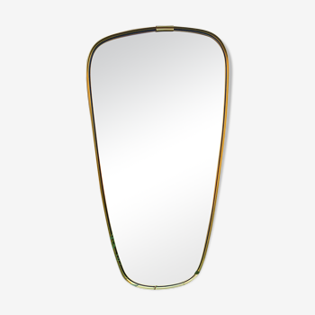 Miroir rétroviseur forme libre vintage années 70 40x80cm